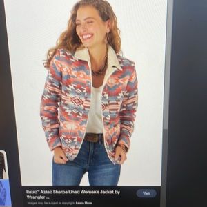 Wrangler Aztec Sherpa jacket women’s